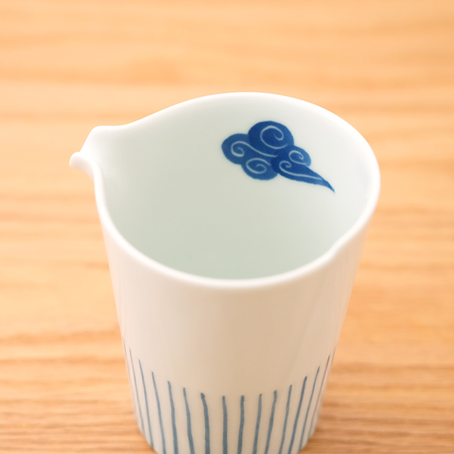 藍土　藍土な休日　和食器　通販　有田焼　伝平窯　酒器　片口　盃　ぐい呑