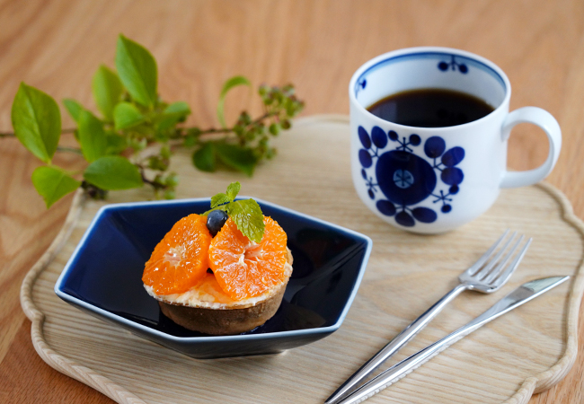 和食器　通販　藍土　藍土な休日　 波佐見焼　白山陶器　白山　HAKUSAN　亀甲　KIKKOU　煮物鉢