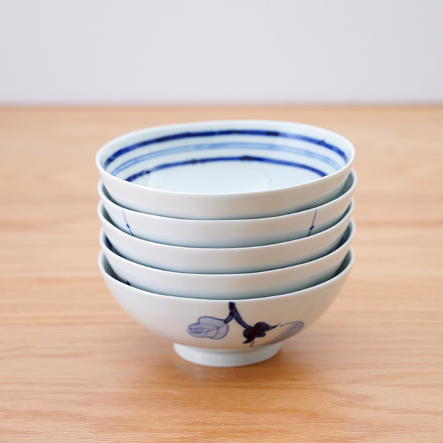 藍土 藍土な休日 和食器 通販 有田焼 皓洋窯 おてがる碗 鉢 取鉢 ボウル 5柄