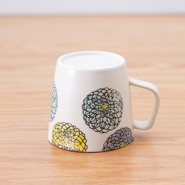 藍土　藍土な休日　和食器　通販　波佐見焼　菊祥陶器　花　マグカップ　マグ　カップ